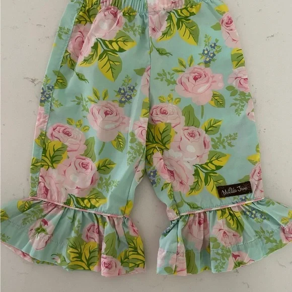 Matilda Jane Floral Print Outfit - Pink and Blue - Picture 6 of 8